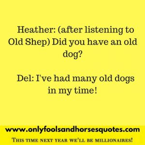Old dog - Only Fools and Horses